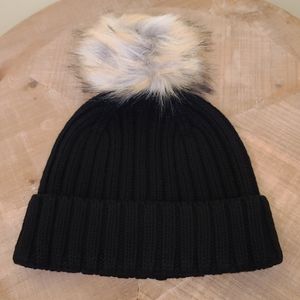 J. Crew Ribbed Pom-Pom Beanie